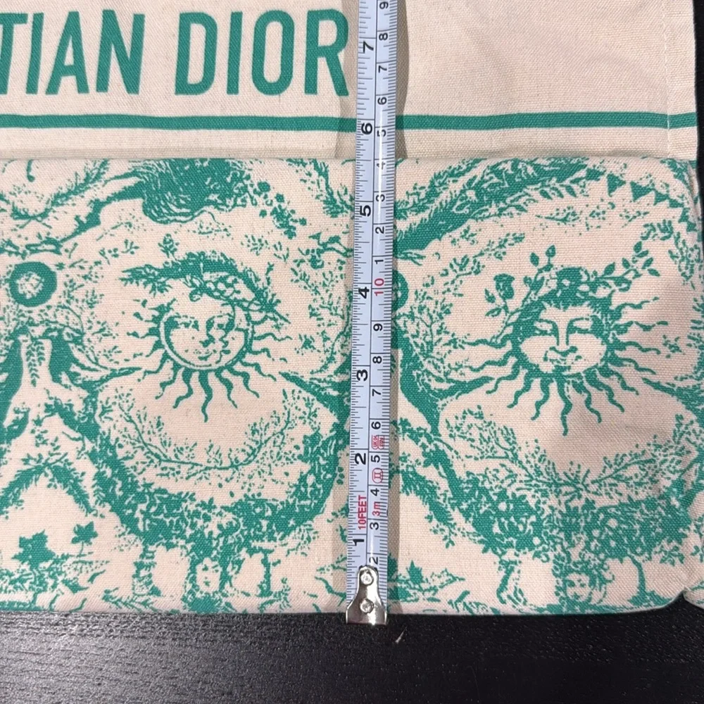 Dior Canvas Dioriviera Christian Dior Aquamarina Toile de Jouy Soleil Tote Bag